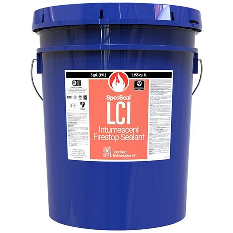 Sti Fire Barrier Sealant 5 Gal Red LCI305 Zoro