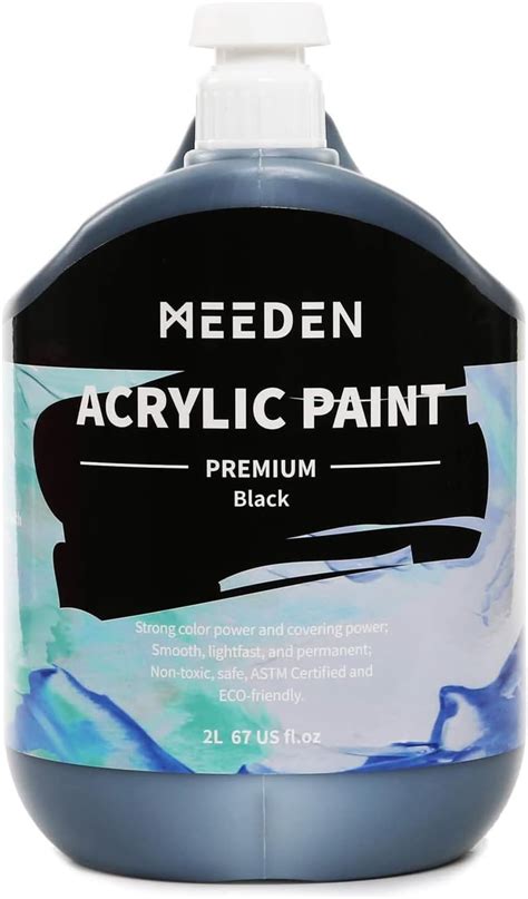 Meeden Heavy Body Acrylic Paint L Oz With Pump Lid Non Toxic