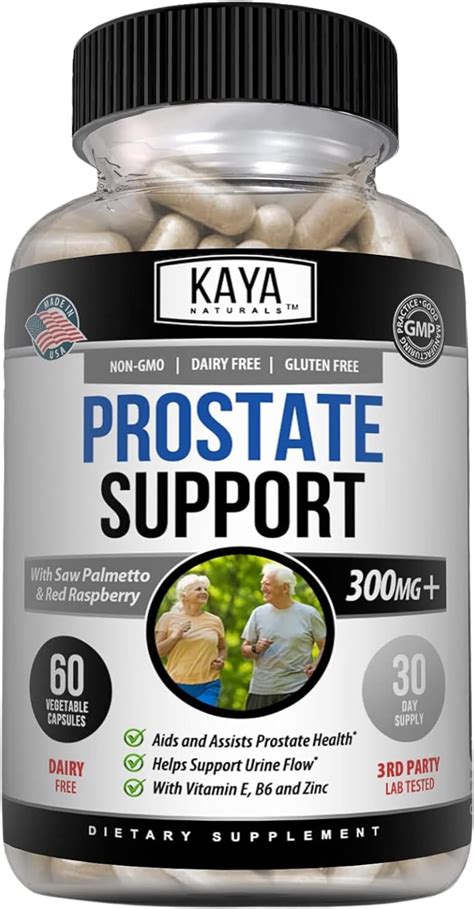 Kaya Naturals Prostate Support Saw Palmetto Potent Dht Blocker For Hair Growth