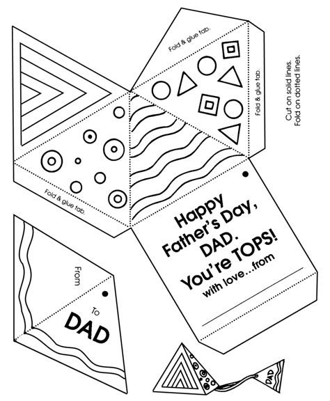 Fathers Day Crafts Printable Templates