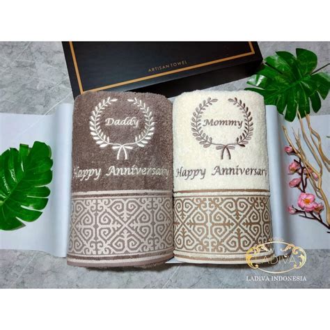 Jual Paket Seserahan Wedding Souvenir Couple Hampers Handuk Premium