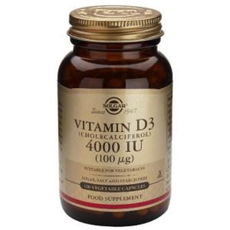 Solgar Vitamina D3 4000 Iu 120 Capsulas — Mi Farmacia Premium