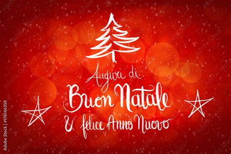 Buon Natale E Felice Anno Nuovo Merry Christmas And Happy New Year In