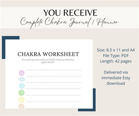 Complete Chakra Journal Mrr Plr For Resell Or Personal Use Learn