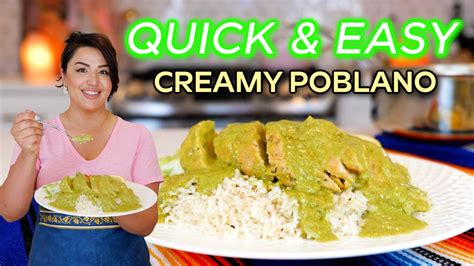 Smothered Creamy Poblano Chicken And Rice Recipe Views On The Road