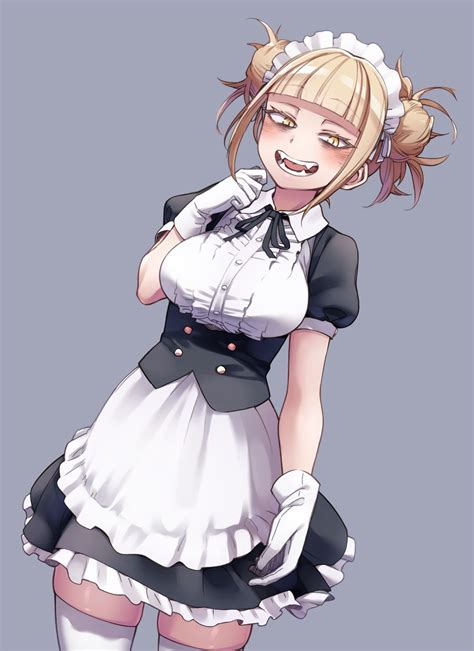 Toga Himiko Bnha Maid Outfit Anime Yandere Girl Toga