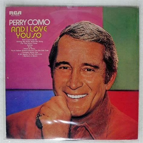 Yahooオークション Perry Comoand I Love You Sorca Rca5079 Lp