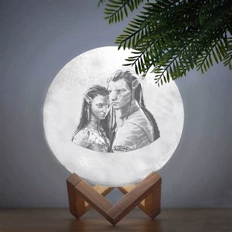 Файл 3D Аватар LITHOPHANE MOON LAMP Дизайн 3D принтера для загрузкиCults