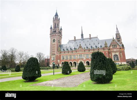 The Peace Palace Is An International Law Building In The Hague The