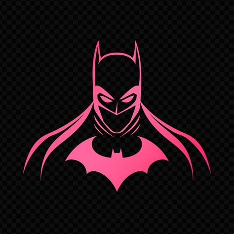 Premium Psd A Pink And Black Bat With A Pink Background