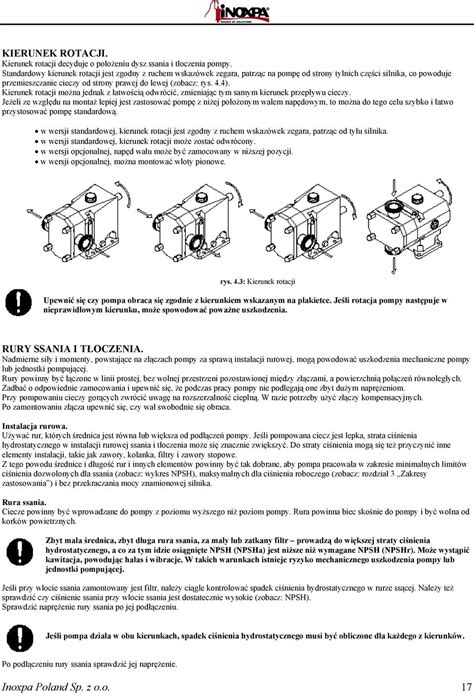 Instrukcja Instalacji Obs Ugi I Konserwacji Pompa Krzywkowa Slr Pdf