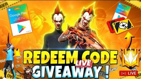 Free Fire Live Redeem Code Giveaway Free Fire Nonstop Gyangaming