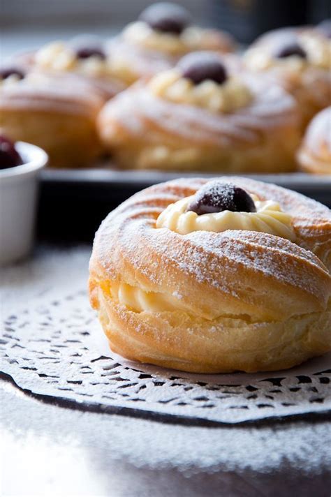 St Josephs Pastry Zeppole Di San Giuseppe Pie Recipes Bacon Wrapped