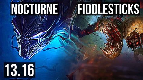 NOCTURNE Vs FIDDLESTICKS JNG Legendary 1 1M Mastery 10 5 15 EUW