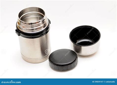 Thermos food flask stock image. Image of steel, container - 29839147