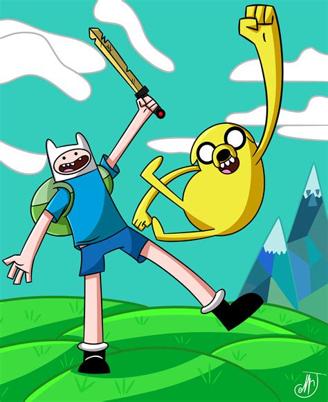 Fin and Jake by Mr-Jess on Newgrounds