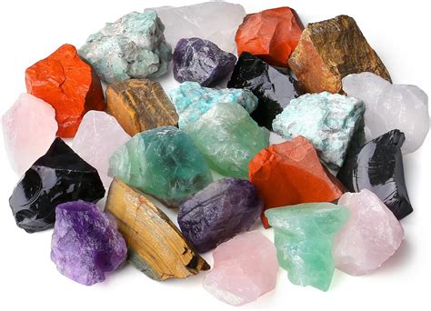 Juego De 8 Cristales Curativos Naturales De Chakras A Granel Piedras