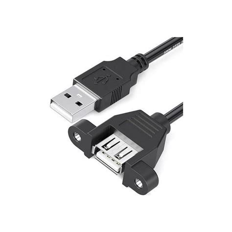 Keepro 1 Metre Vidalı USB Uzatma Kablosu Montaj Tipi USB Fiyatı