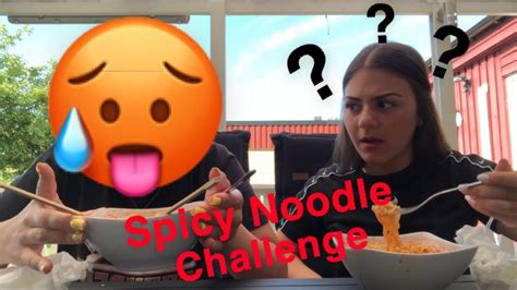 Spicy Noodle Challenge 🌶🌶 Youtube