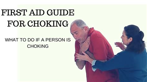 Health And Fitness First Aid Treatment For Choking How To Provide First Aid Youtube