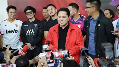 Erick Thohir Sebut Faktor Kunci Membangun Sepak Bola Indonesia