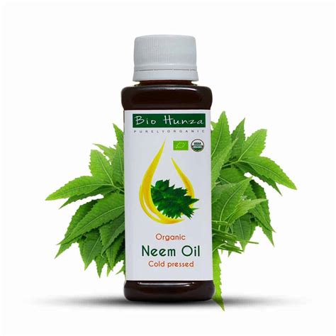 Cold Pressed Neem Oil Organic Bio Hunza Health Homie