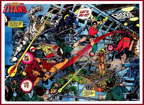 Solve Titans Splash Page By George Perez Dc Comics Jigsaw Puzzle