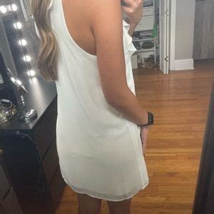 Naked Zebra Dresses White Dress Poshmark