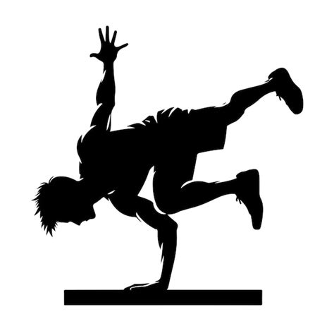 PARKOUR Vector Silhouette Graphic Illustration Premium AI Generated