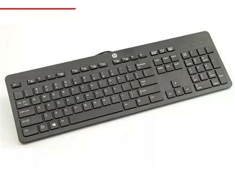 Hp Usb Slim Wired Keyboard Kbar