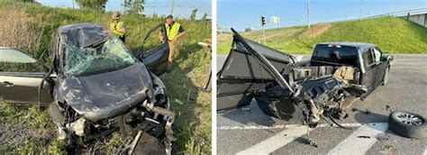 Man Dies After His Car Veers Off I 690 Goes Down A Hill And Slams Into