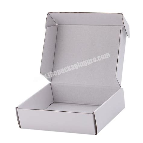 Corrugated Custom Printed Shipping White Mailer Boxes