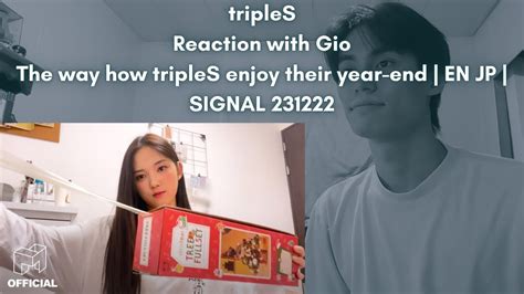 Triples Reaction With Gio The Way How Triples Enjoy Their Year End En