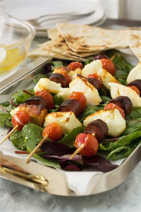 Grilled Halloumi Skewers