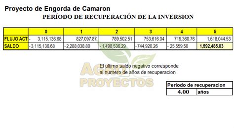 Ejemplo De Plantilla En Excel Para El Calculo Del Periodo De