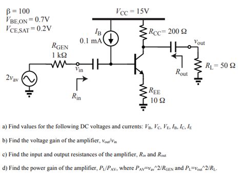 Solved Problem Gain Of Common Emitter Stage With Emitter Chegg