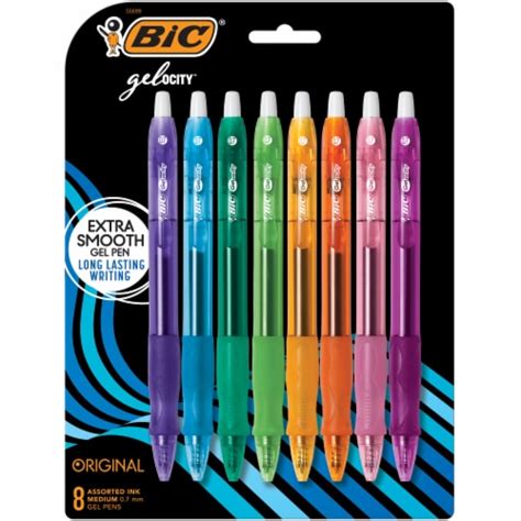 BIC Gel Ocity Fashion Gel Pens 8 Pk Kroger