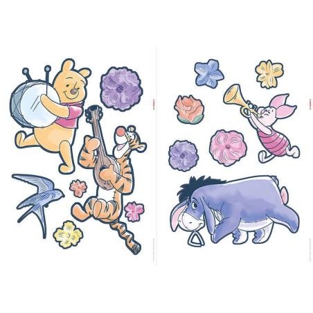 Sticker Winnie The Pooh Rock A Bye Collection Into Wonderland Komar