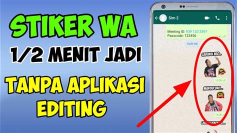 Cara Membuat Stiker Whatsapp Tanpa Aplikasi Editing Youtube