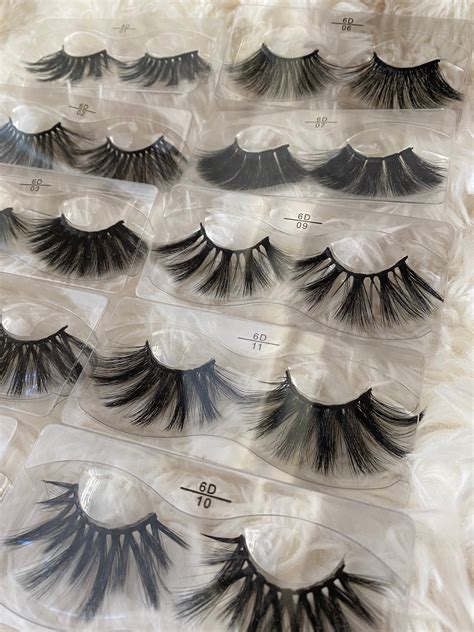 10 PAIRS of 25 mm Mink Lashes Oversized Lashes Large and in | Etsy