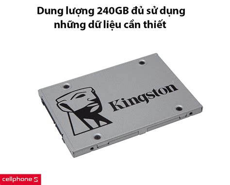 Ổ cứng SSD Kingston SUV500 240Gb SATA giá rẻ, chất lượng