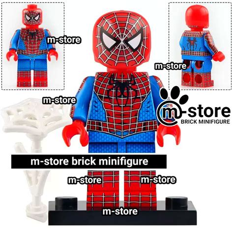 Minifigura Lego Spider Man Spider Man Tobey Maguire Sam Raimi Ladrillo