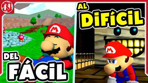 Del Más FÁcil Al Más DifÍcil Niveles De Super Mario 64 Youtube