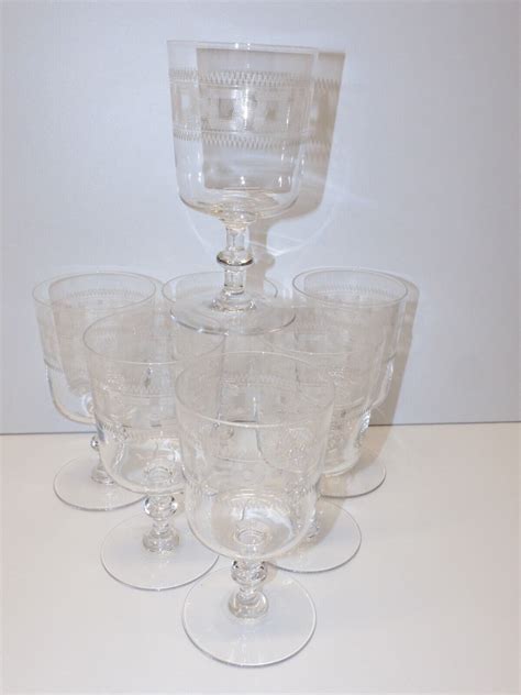 Verres A Pieds Cristal Grav Xixe Baccarat Art De La Table