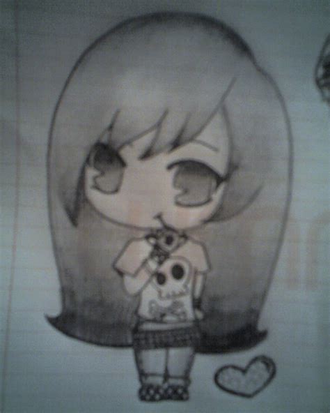 A Chibi Emo By Pookiepix On Deviantart