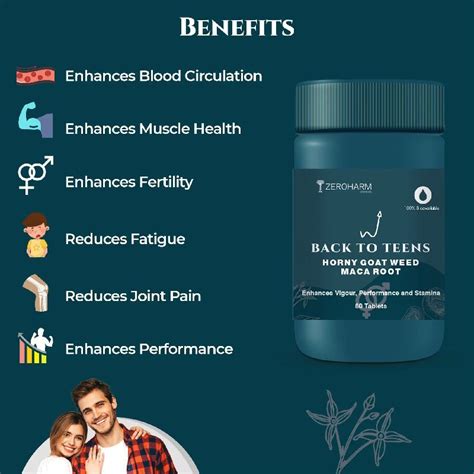 Back To Teens Horny Goat Maca Root Tablets Manufacturer Exporter From