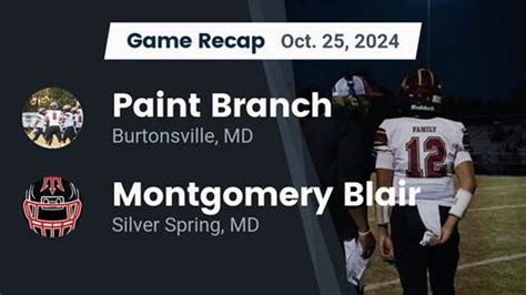 Football Game Preview Paint Branch Panthers Vs Bethesda Chevy Chase