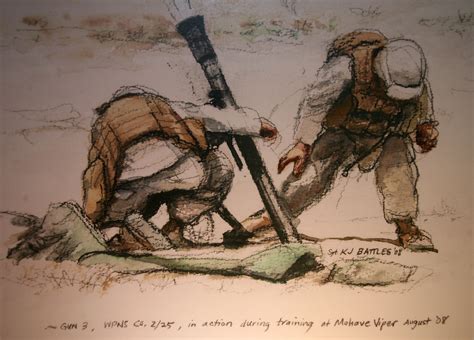 Combat artist tells Corps’ story through artwork > Marine Corps Air Station New River > Article