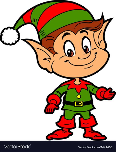 Christmas Elf Royalty Free Vector Image Vectorstock