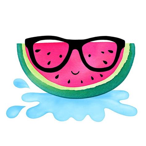 Watermelon © Magrikie Watermelon Art Cute Drawings Cute Wallpapers